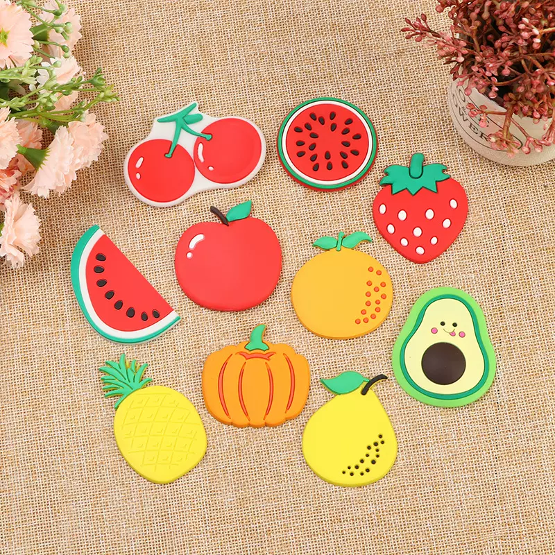 可爱卡通 水果冰箱贴 创意文创软胶磁贴 早教贴 磁铁贴 批发