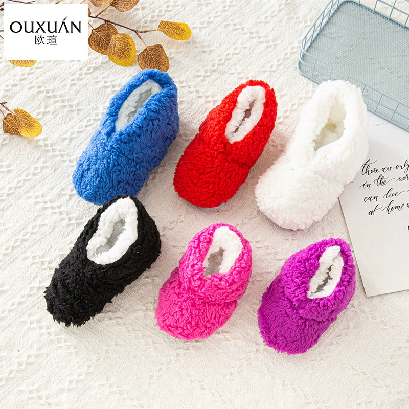 Зимняя детская обувь на флисовой подкладке теплая детская обувь на 0-12 месяцев, женские носки, хлопковая обувь