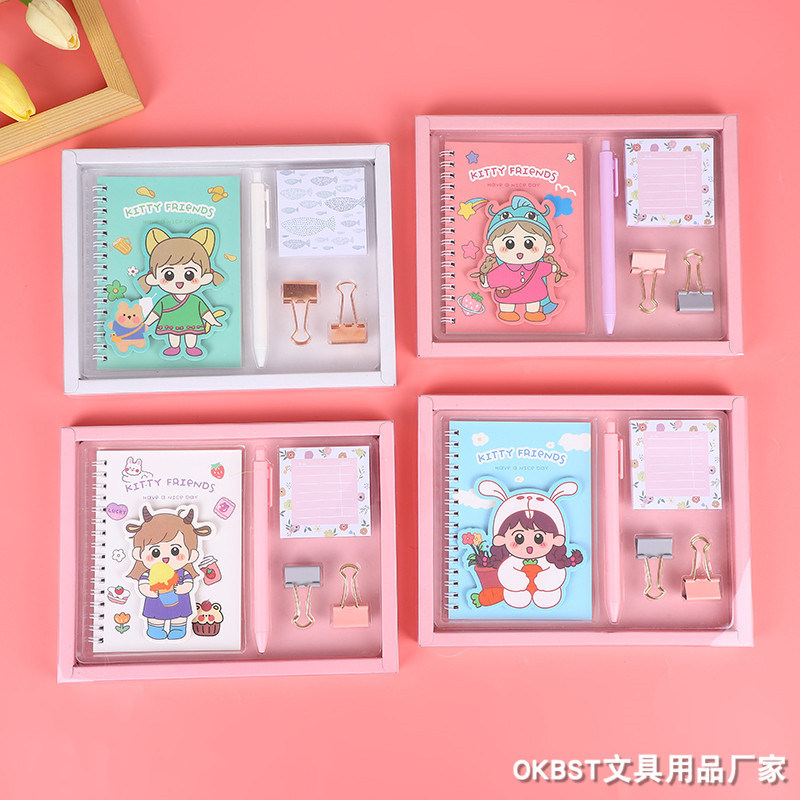 Estudiante creativo 3D de dibujos animados libro escritura Los Niños Diario La Escuela Primaria regalo del Premio traje Mano Libro