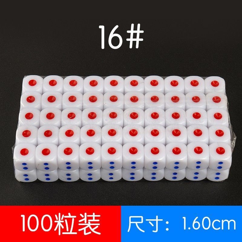 Big white entertainment dice rounded