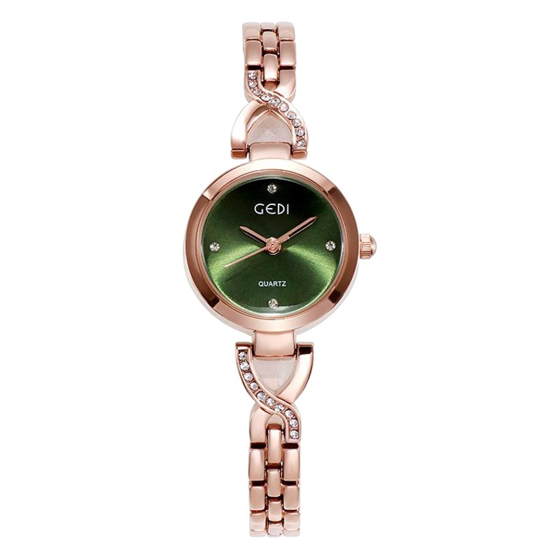 Gedi nueva Corea del Sur estudiante de moda reloj de cuarzo novias de moda pequeño dial reloj de mujer exquisito diamante reloj de mujer