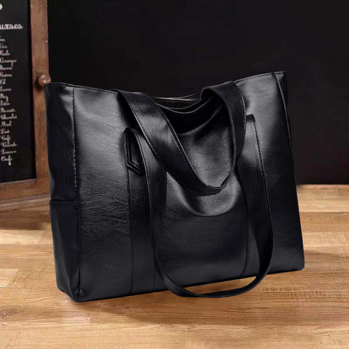 Women's 2025 Large Capacity Tote Bag with High-End Style, Trendy and Stylish, Versatile for Commuting, Handheld or Single Shoulder Large Bag