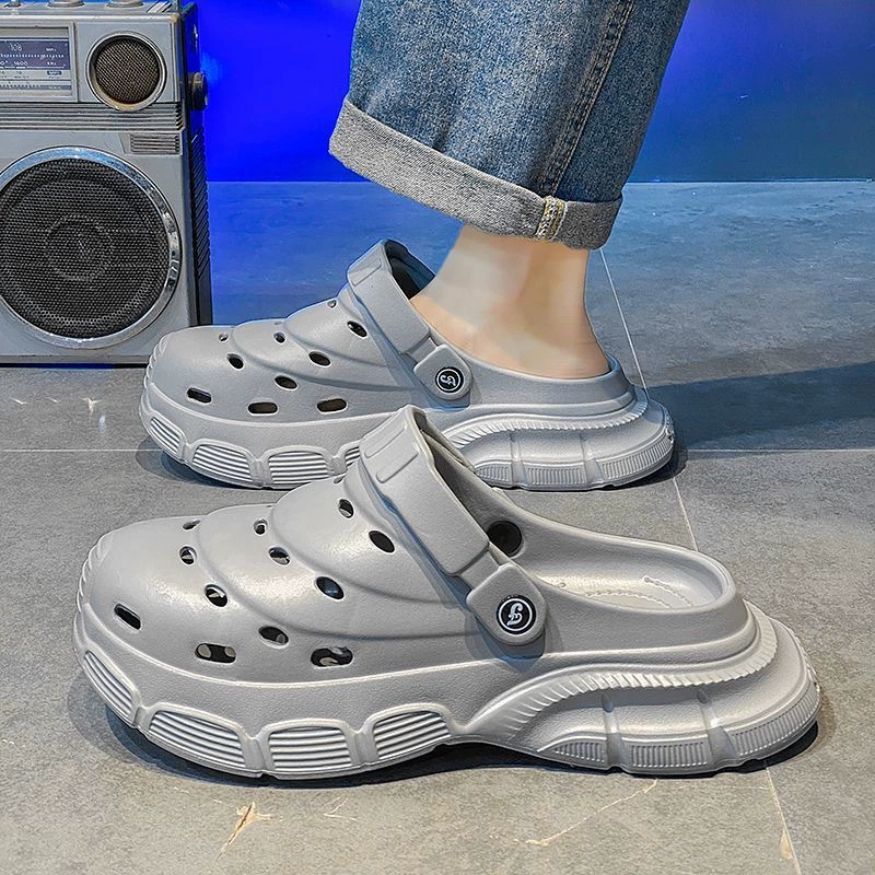 Мужские уличные сабо, мужские шлепанцы, мужская пляжная обувь, мужские домашние тапочки, мужские сандалии, сандалии, женские тапочки, мужские