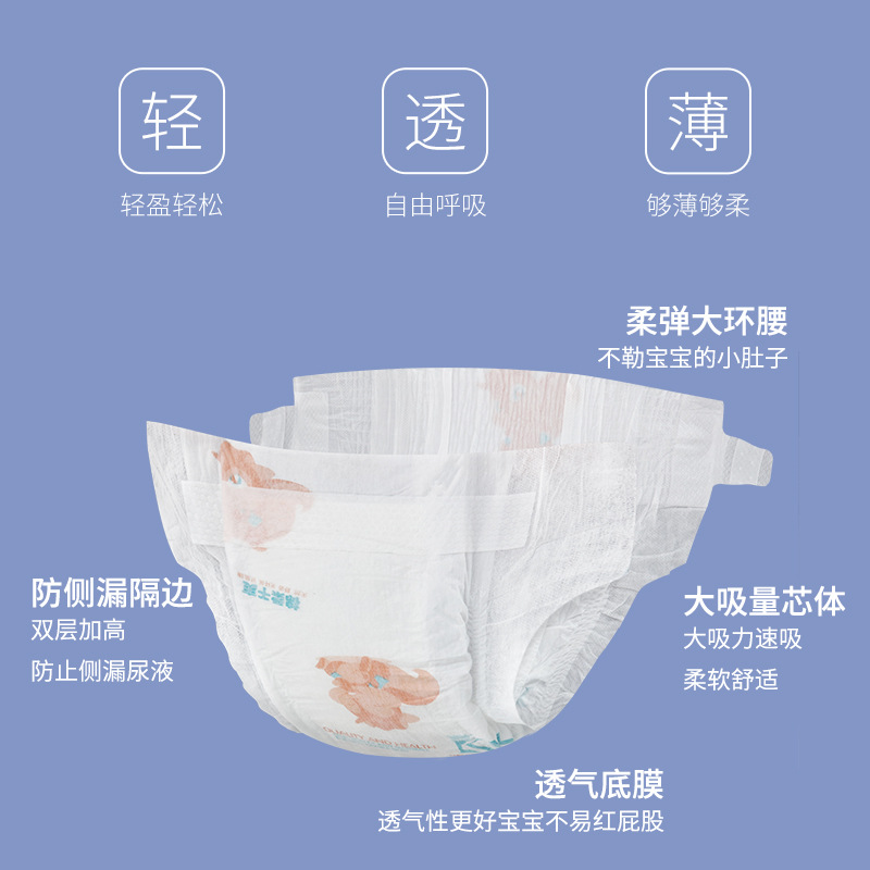 Venta al por mayor de pañales sobrantes, pañales para bebés de núcleo completo, secos y transpirables, suministro directo de fábrica