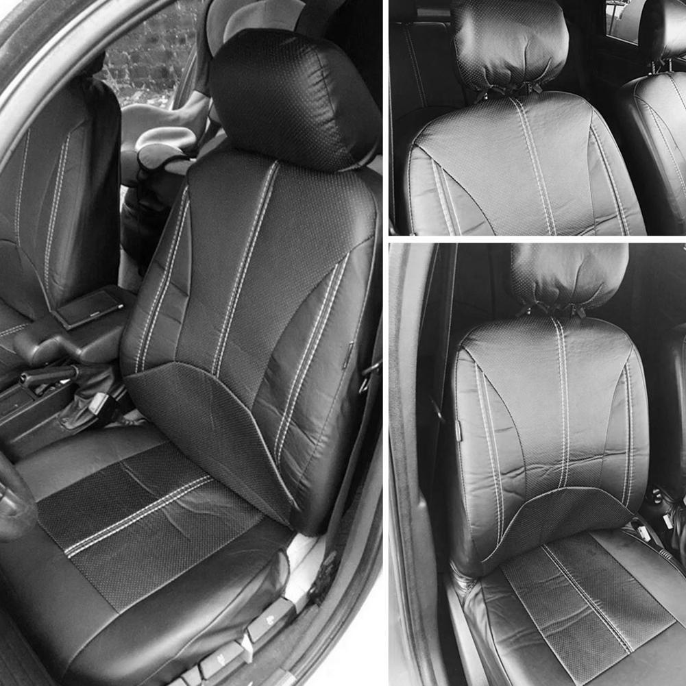 Cross-border European and Russian best-selling leather perforated car seat covers 9-piece set breathable and dustproof