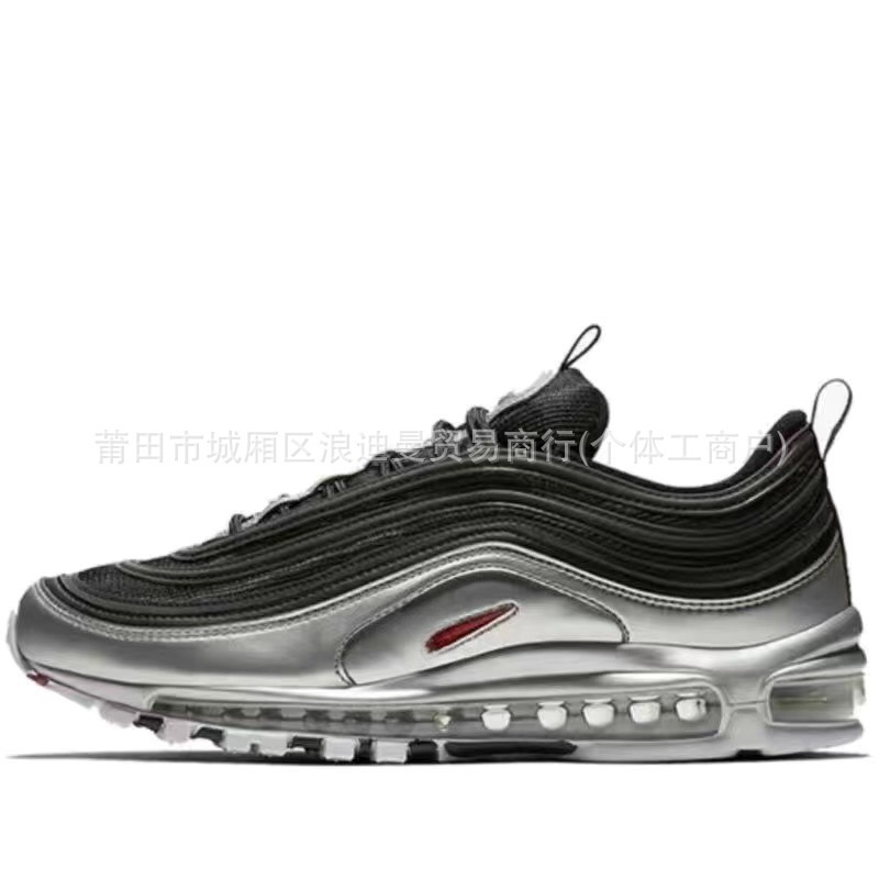 外贸纯原air max97气垫鞋减震透气轻便防滑增高软底男女跑步鞋|undefined