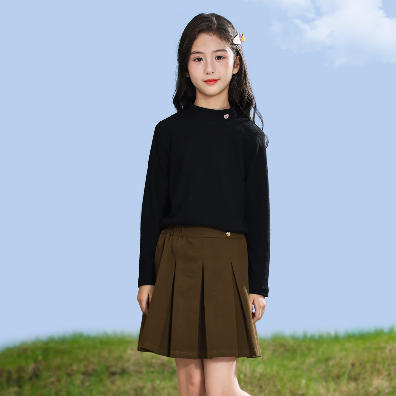 검은색 바닥 셔츠