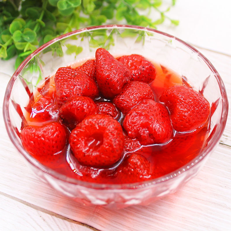 冰冻牛奶草莓400g/盒 新鲜冷冻草莓速冻草莓颗粒包邮