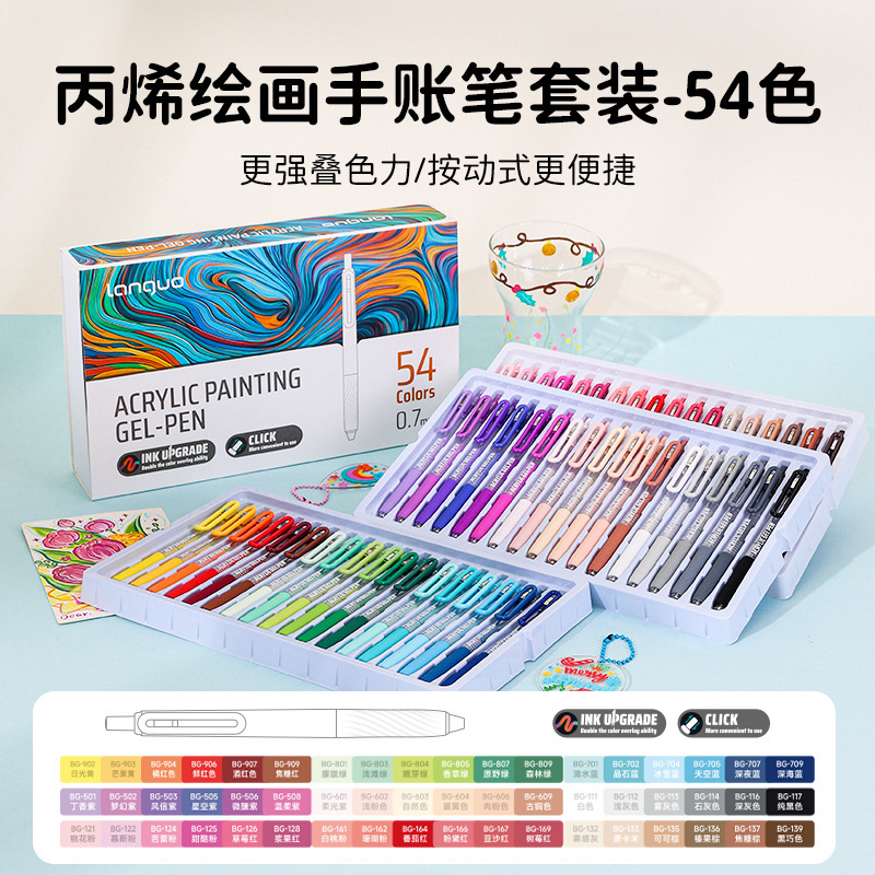 ブルーフルーツハンドブックペン学生絵画カラーフルセットニュートラルペンストロークキーをメモするためのモランディ特別なハンドブックペン|undefined