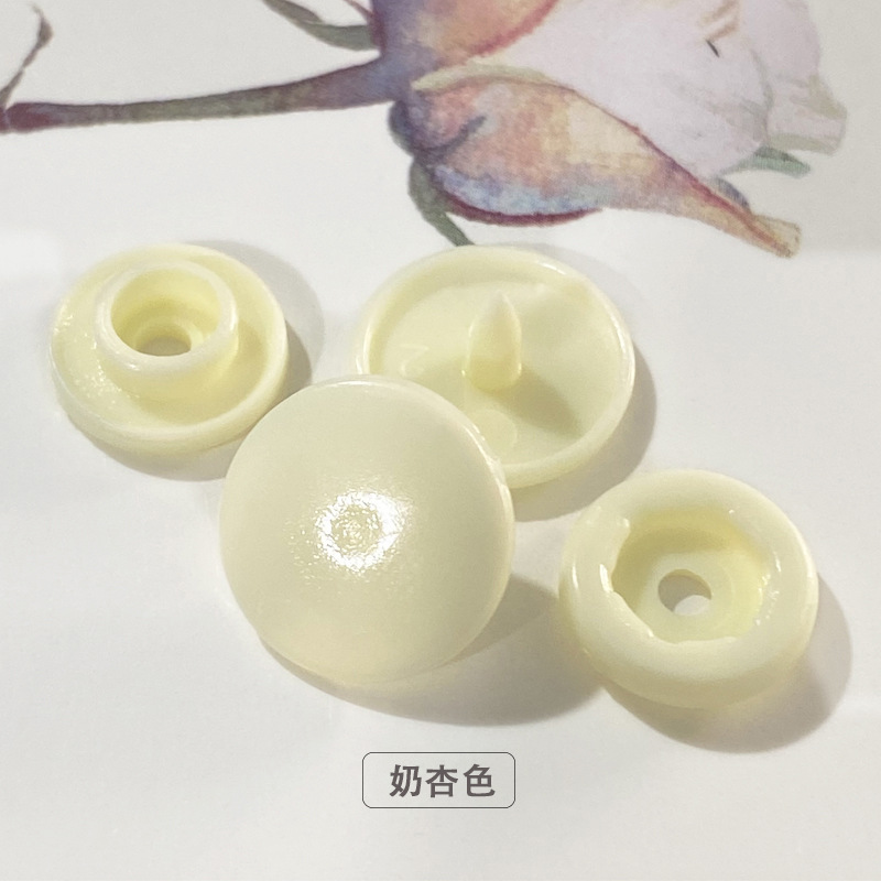 T3T5T8 impermeable con botón a presión de resina plástica, botones de ropa de bebé, botones invisibles, botones de color sin costura