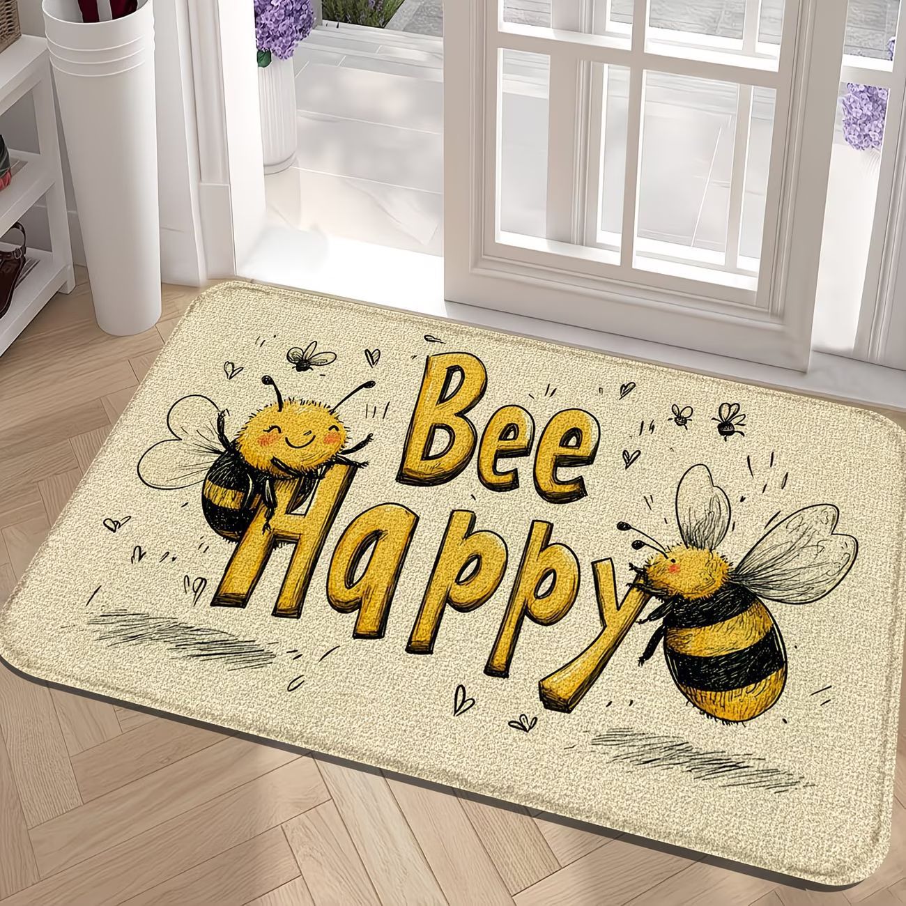 Amazon Temu American-Style Car Bathroom Non-Slip Mat, Diatomaceous Earth Absorbent, Dirt-Resistant, and Wear-Resistant Mat for Bathroom