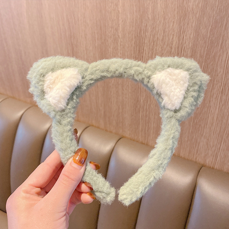 Corea del Sur vende lindas orejas de gato, diademas, diademas de felpa de niña dulce, diademas de todo fósforo, diademas para lavar la cara, diademas