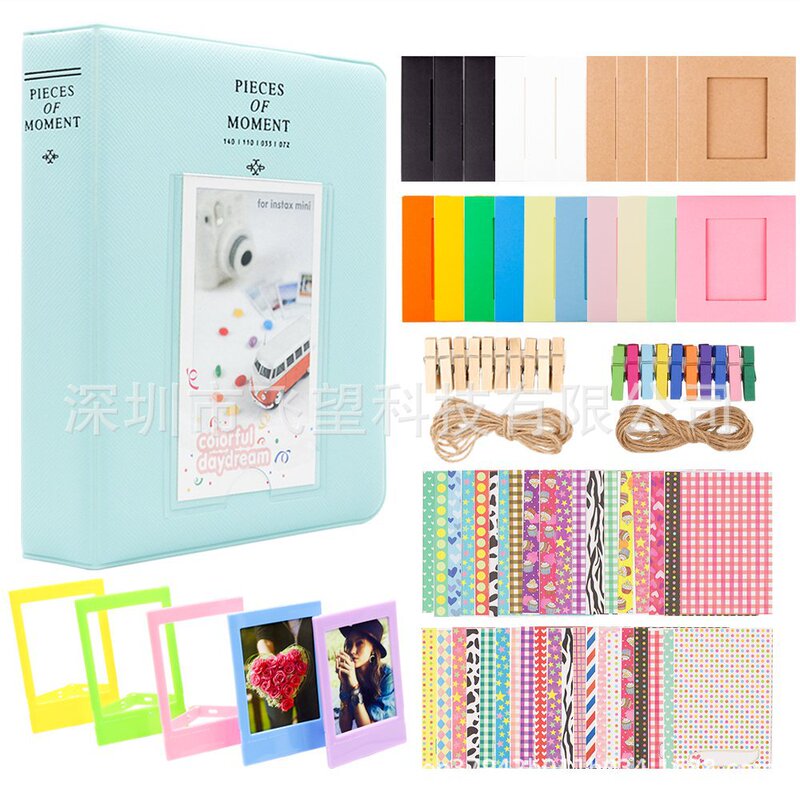 Polaroid Camera Mini 12 11 9 8+ 8 Accessories Set 6-in-1 Photo Album Sticker Filter