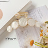 Big hairgrip from pearl, shark, crab pin, hairpins, hair accessory, South Korea, internet celebrity