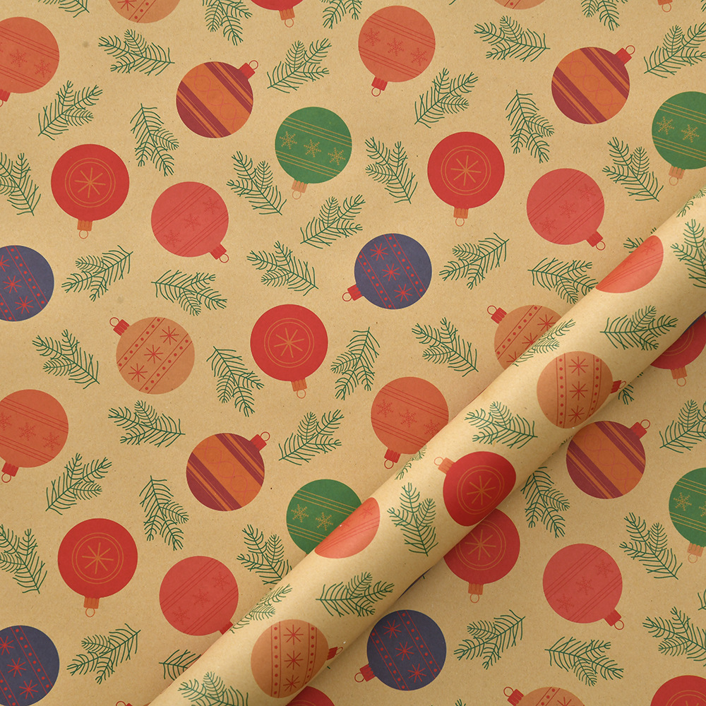 Bolas de decoración de Navidad; 50x70cm 100g papel kraft