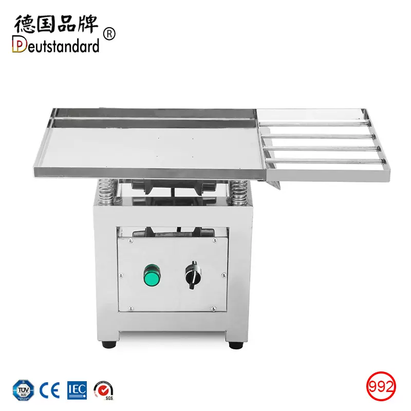 巧克力振动台 chocolate vibrating table 商用 不锈钢设备网红