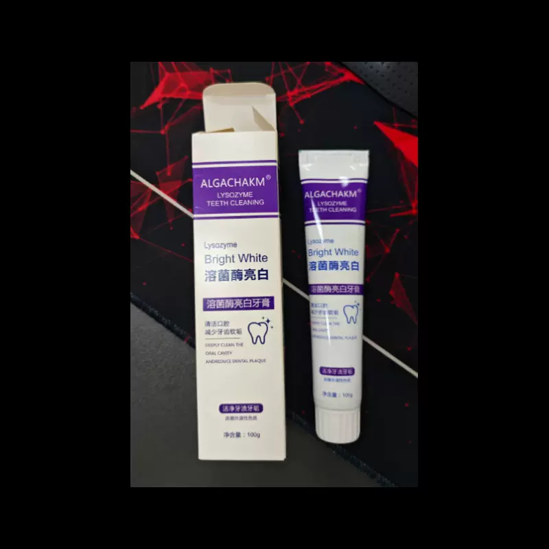 ALGACHAKM溶菌酶亮白牙膏-lxw40D