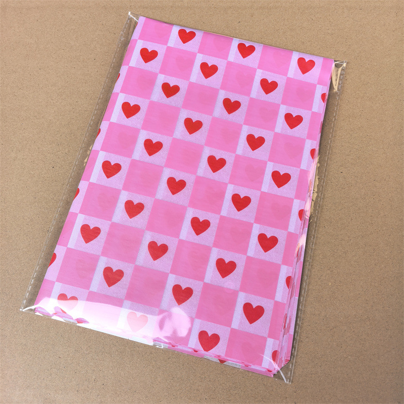 Venta caliente transfronteriza Día de San Valentín Impresión de amor Papel de Sydney 50X35CM Papel de copia Papel de regalo de flores