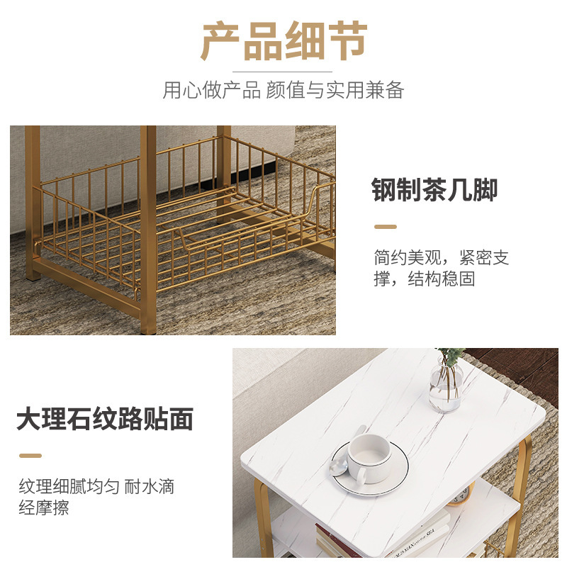 Yijada Sofa Side Table Small Tea Table Mini Small Table Bedroom Small Bedside Table Portable Side End Table