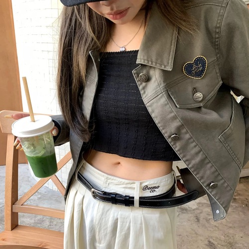 CAFEORME【Brooch Collection】Selfish Private Heartbeat Letter Daisy Milky Flower Accessory Brooch