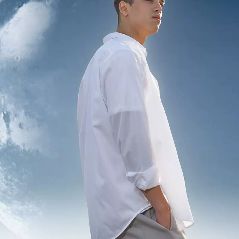 新疆长绒棉男装2024新品衬衣男原创宽松休闲衬衫批发拿货免费铺货