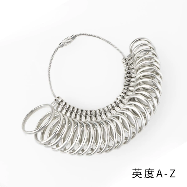 English metal ring measuring ring