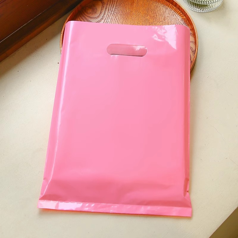 Bolsa de mano de tienda de ropa de grosor, bolsa de embalaje de ropa para niños y niñas, bolsa de almacenamiento de cosméticos, bolsa de regalo, bolsa de embalaje comercial