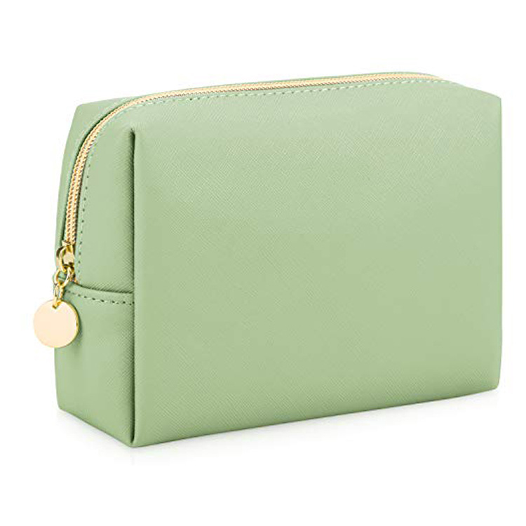 Capacious waterproof polyurethane cosmetic bag