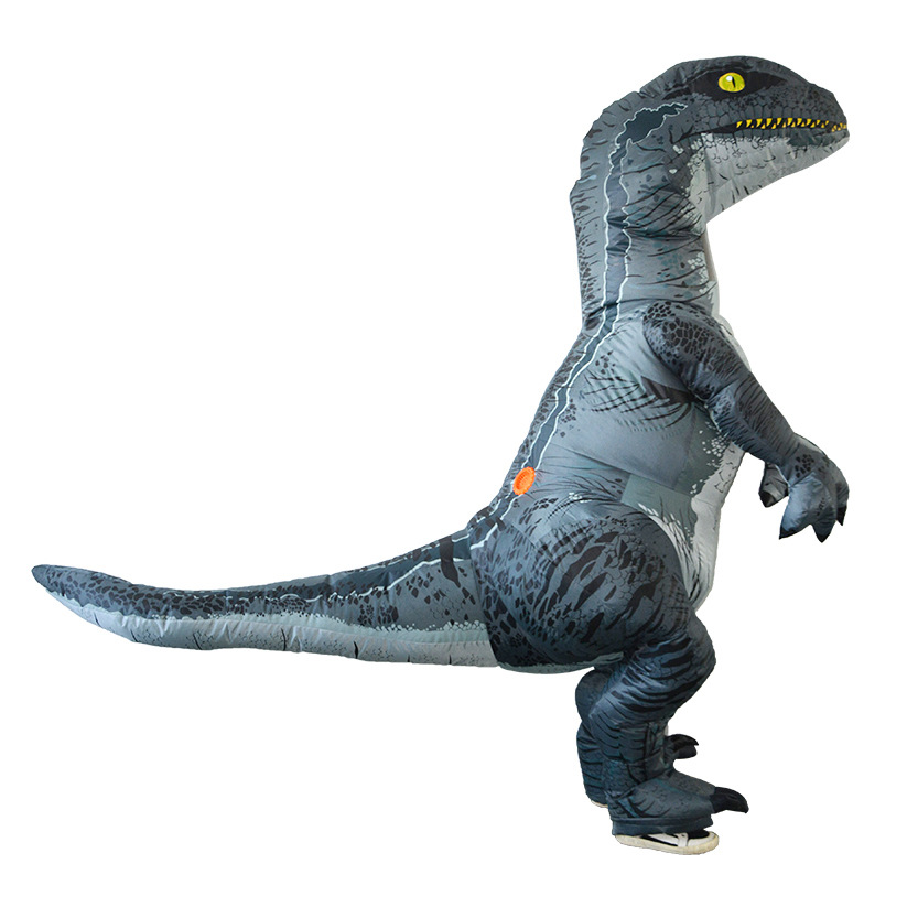 Fiesta de Halloween Traje inflable Tyrannosaurus Rex Montando Dinosaurio Vaca Shark Marioneta Traje Alien Fantasma Abrazado