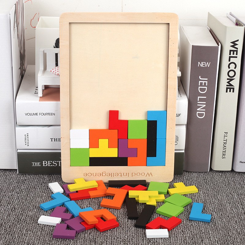 Cuadro de madera para niños Educación temprana Puzzle juego divertido Jardín de infantes desarrollo de juguetes inteligentes fábrica al por mayor