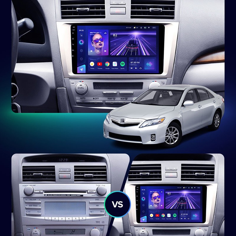 Suitable for Toyota 07-11 Camry car navigation Android large screen Bluetooth gps reversing image navigator 2