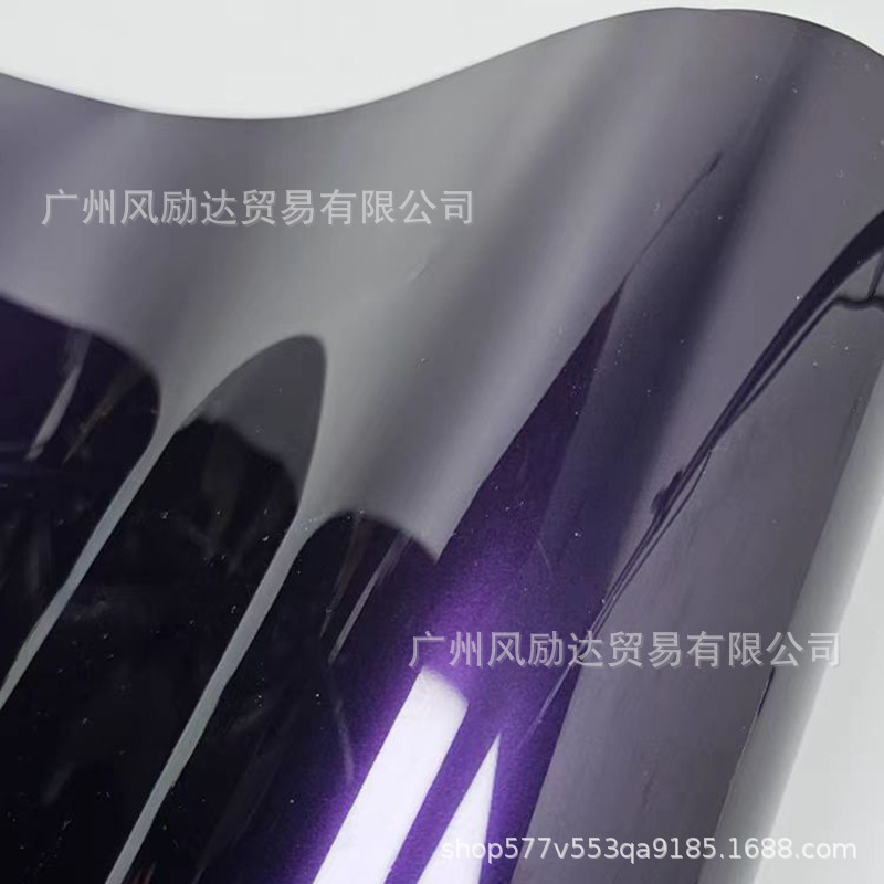 汽车全车辆改色膜自贴纸pet液态金属午夜紫摩托车改装全车身贴膜|undefined
