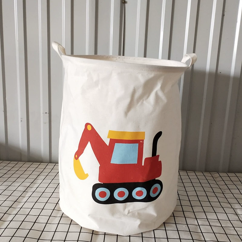 Cartoon laundry basket, big cloth, foldable storage system, toy, home decor