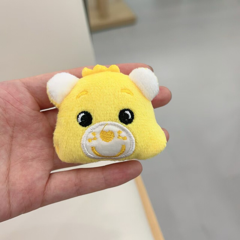 卡通毛绒钥匙扣挂件配饰diy手工服饰拖鞋包包饰品胸针配件半成品|undefined