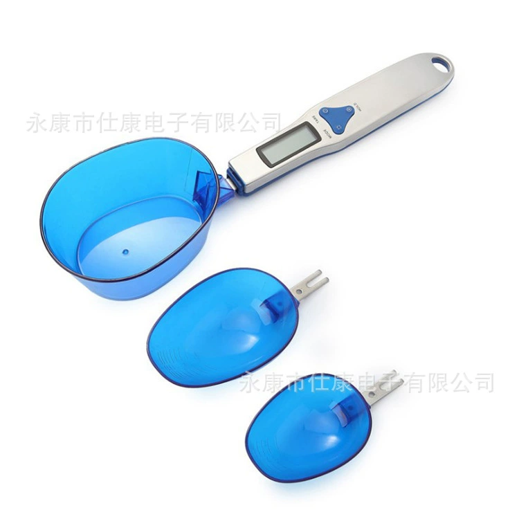 Новые электронные весы с тремя ложками 500 г/0,1 г палочки для еды весы 304 кухонные весы электронные мерные ложки весы распределения
