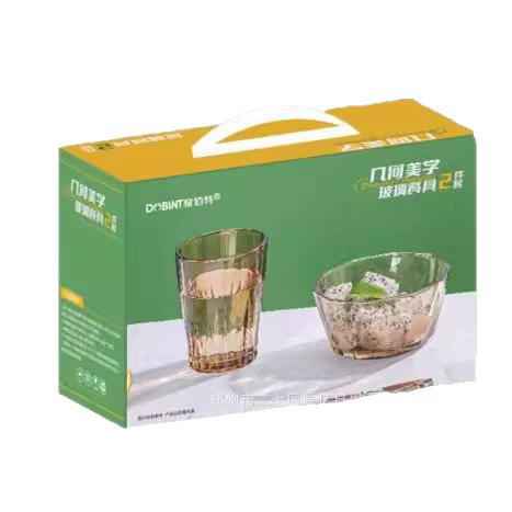 度佰特 Geometric glass tableware, set, Birthday gift