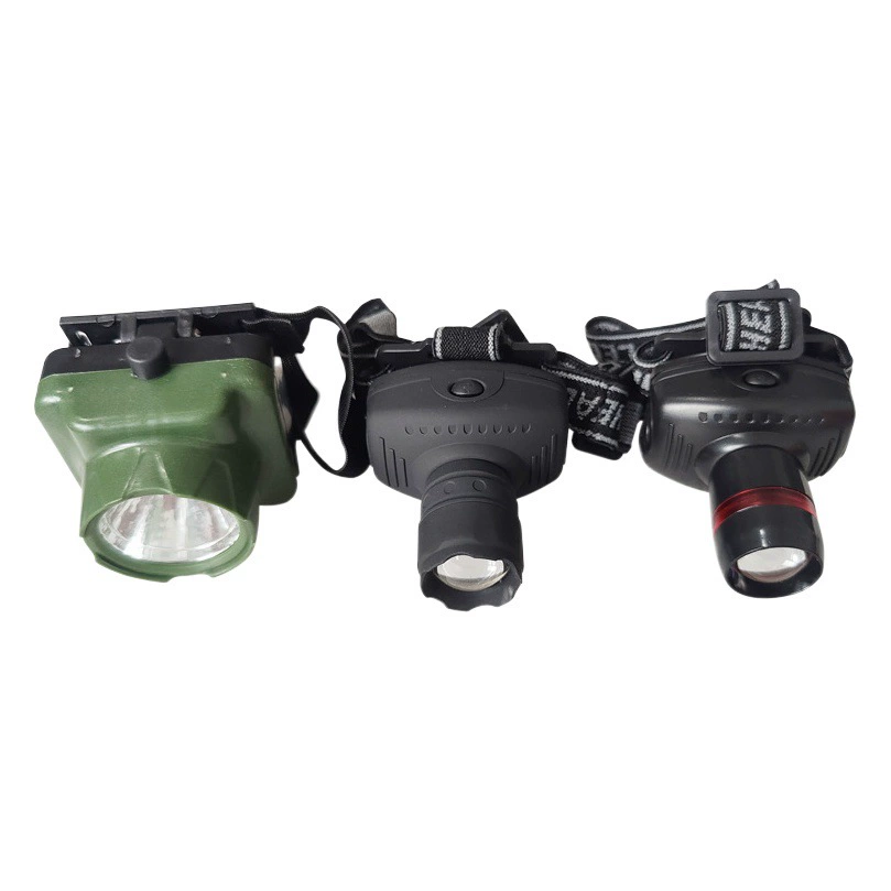 Гладкий матовый налобный фонарь 3WLED, трехскоростной Телескопический/зум-светильник, 1 Вт, перезаряжаемый налобный фонарь для рыбалки, ночная рыбалка, легкие рыболовные снасти