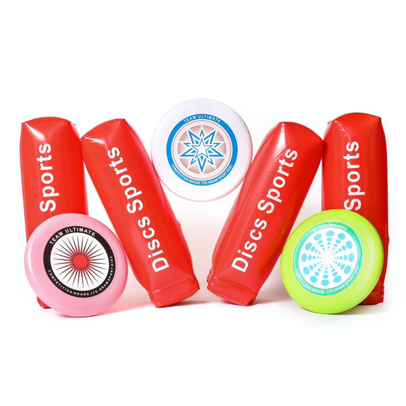 Frisbee torre de touchdown inflable lanza la marca de la esquina del objetivo, la seguridad del lugar del juego, los accesorios de entrenamiento deportivo, la columna de golf