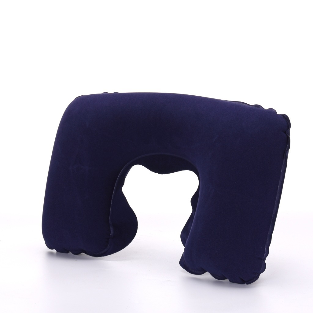 PVC Kadife Şişirilebilir U Şeklinde Yastık Boyun Yastığı Seyahat U Şeklinde Yastık Yaşlık Havacılık Yastığı Uçak Yastığı Seyahat Yastığı Şişirilebilir Boyun Yastığı