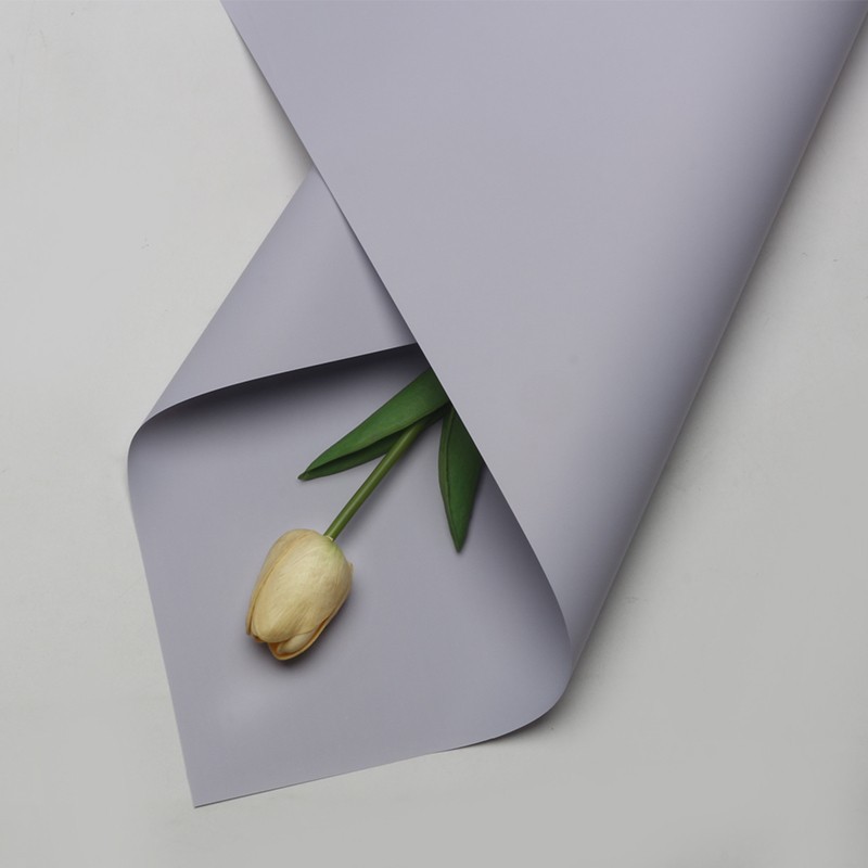 Huaxi Color sólido de doble cara Papel Ouya Material de embalaje de flores al por mayor Floristería Paquete de flores Material de flores Papel de embalaje de ramo