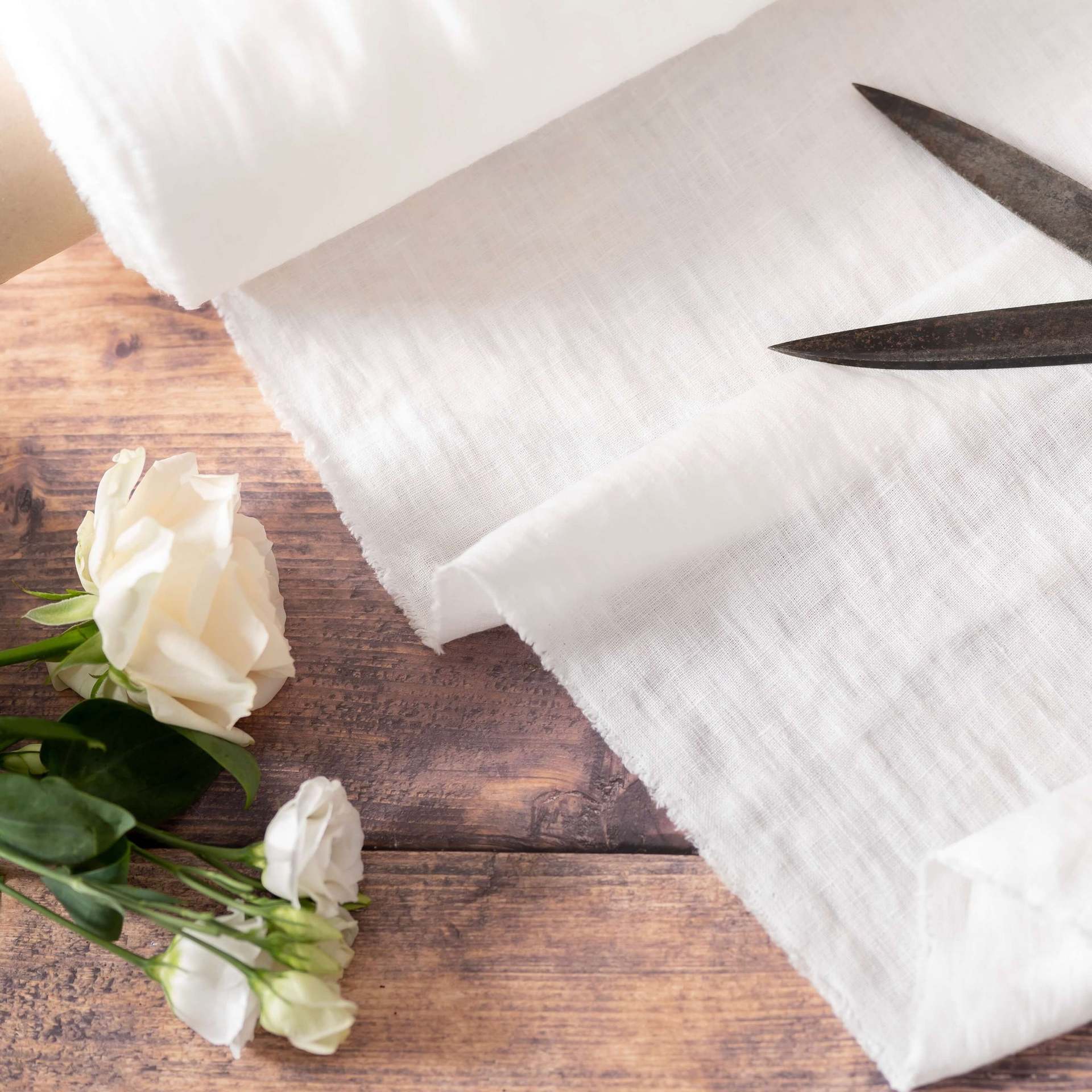 아마 아이보리/반표백 - 290 폭