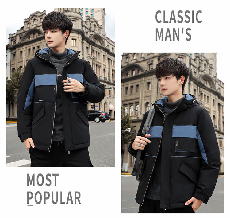 Short Coat Men's Down Jacket 2024 New Winter Korean Edition Student Thickened Trendy Brand_voghion.com