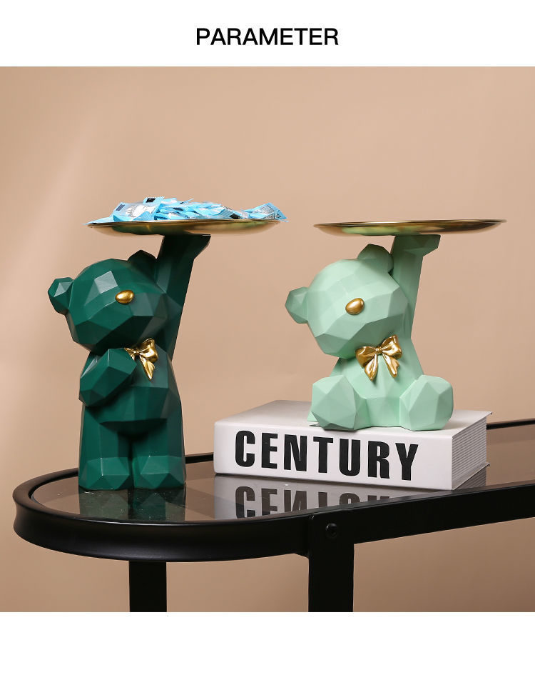 Nordic Bear Key Storage Tray 6