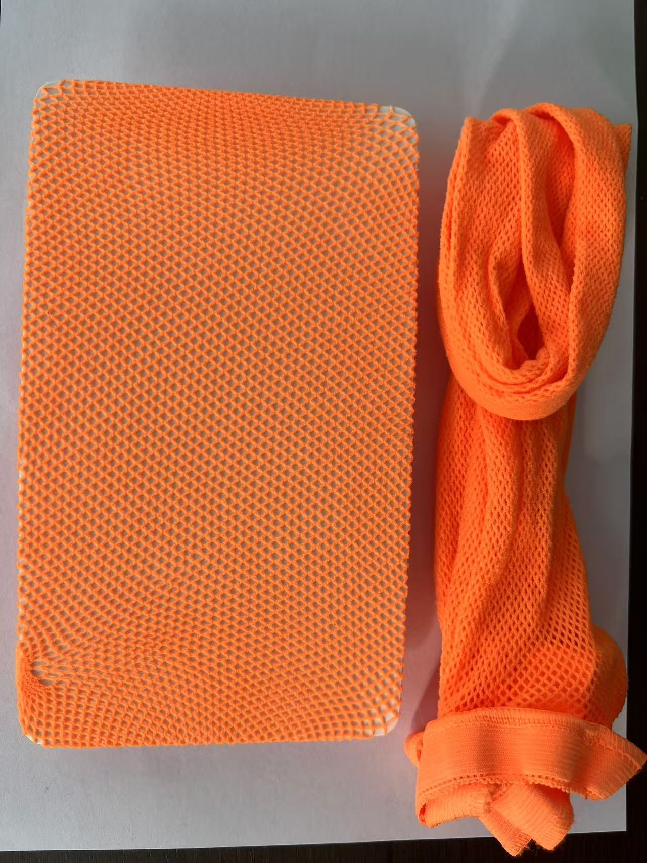스팟 파인 메쉬 오렌지