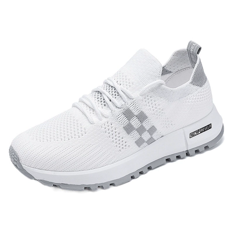 Внешняя торговля, оптовая продажа, женская обувь, весенние и летние кроссовки, женские повседневные универсальные трендовые тканые туфли, новая Корейская сетчатая обувь