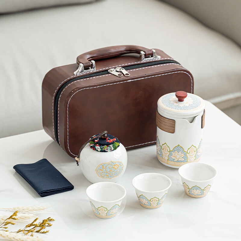 建国記念日旅行用アウトドア賞品、ビジネスギフト、会社記念品、顧客への贈り物、ロゴ入り茶器セット|undefined