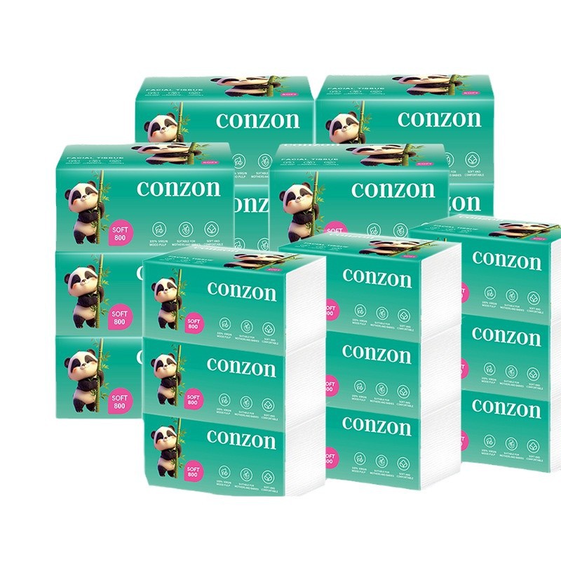 800 paquetes de papel de extracción suave exportación de papel de extracción desechable del Medio Oriente toalla de papel de extracción comercial hotel pulpa de madera pura