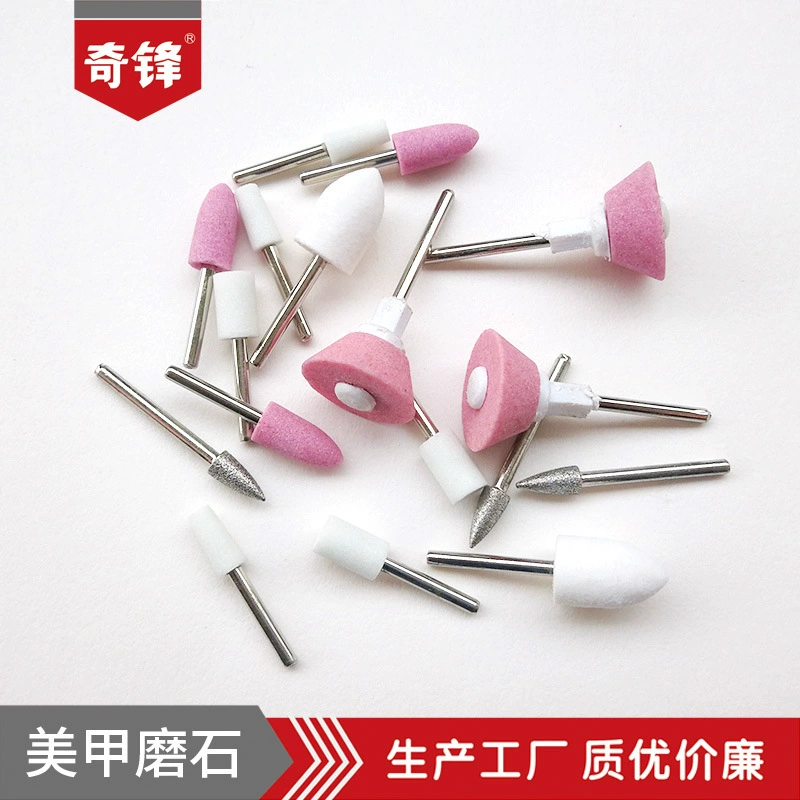 Масло для натирания ногтей, масляный камень, палочка для полировки ногтей, натирание песка, косой инструмент для полировки, песочный камень, полировка ногтей, песочный камень
