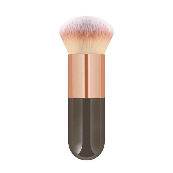 Little Fat Pier Cafe color rose gold three -color hairy white peak