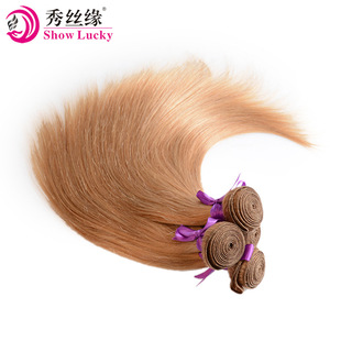 ���˰l�z�ٰlBlonde #27 Raw India Straight Human Hair Bundles